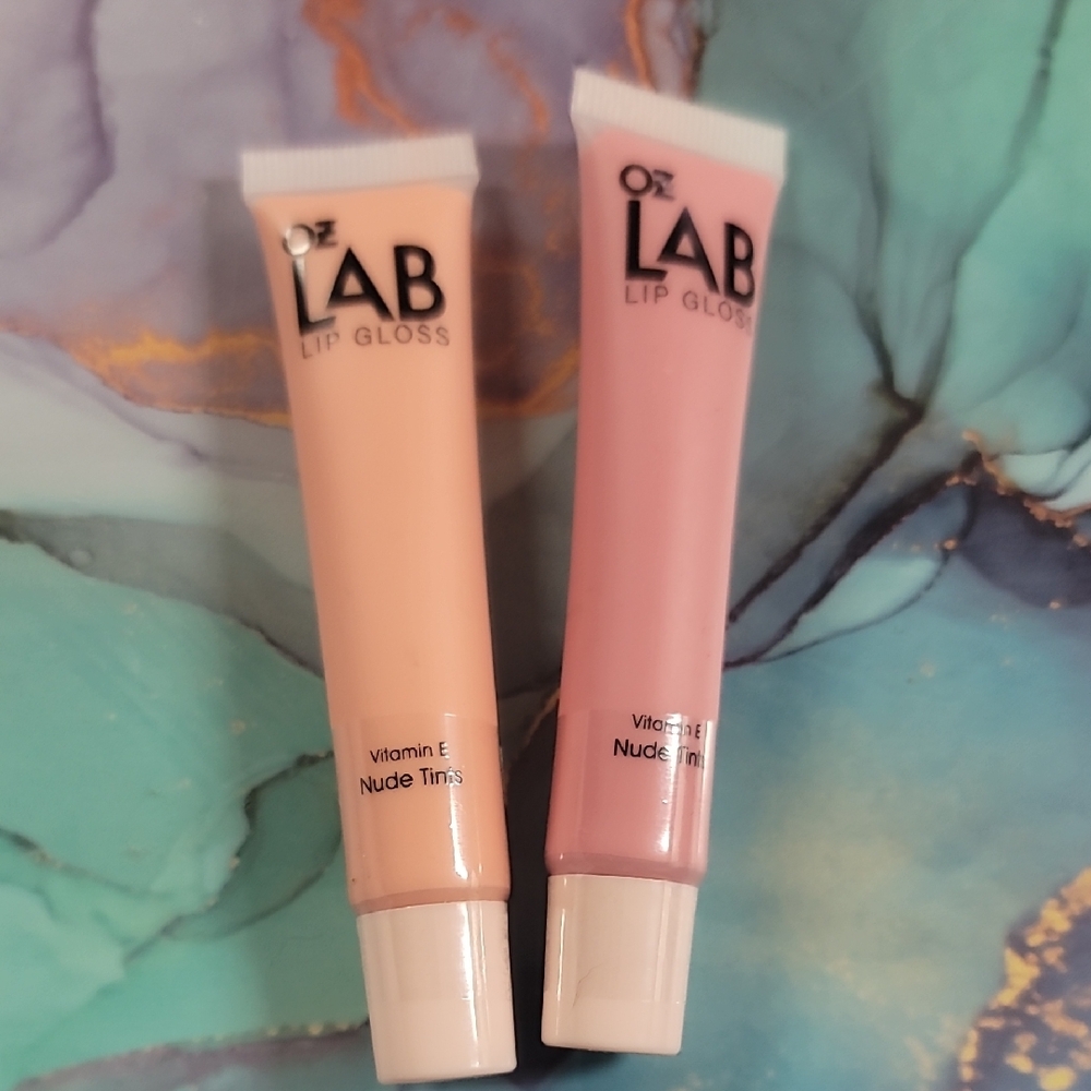 Lip Gloss Duo - Peach and Mauve Shades